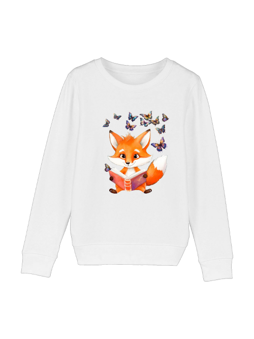 Mini Changer Sweatshirt Fox with Butterflies Group