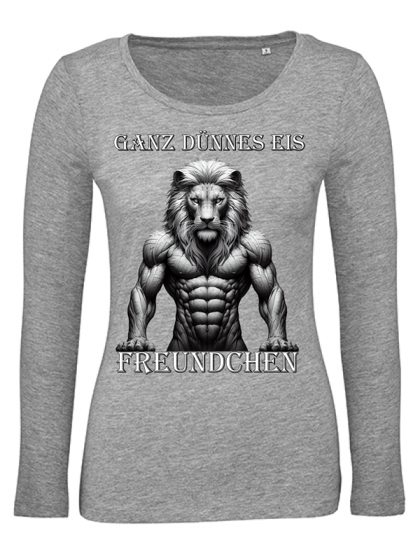 Organic Inspire women partner shirt lion very thin ice front