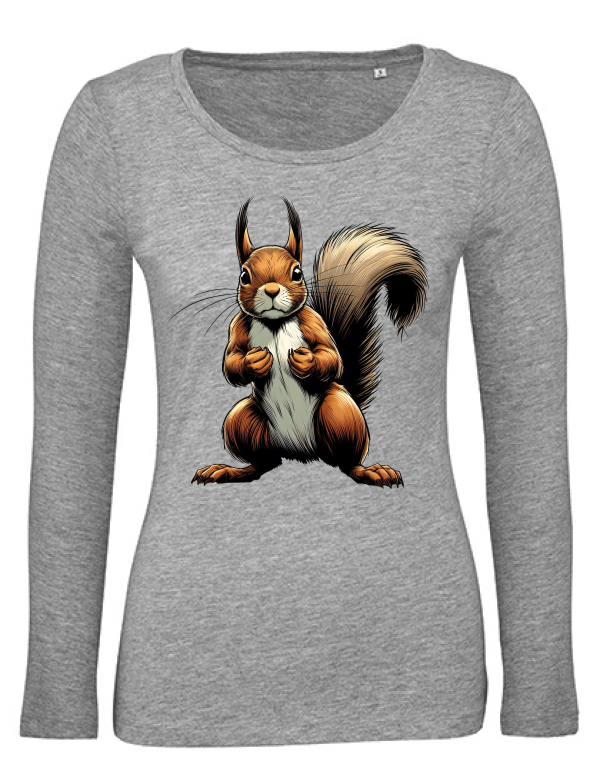 Organic Inspire women partner shirt squirrel