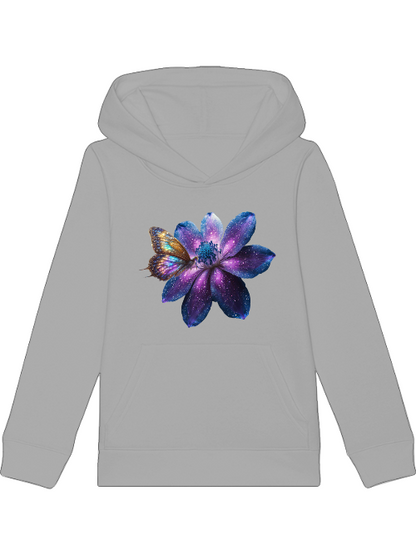 Sudadera con capucha mini cruiser galaxia flor con mariposa