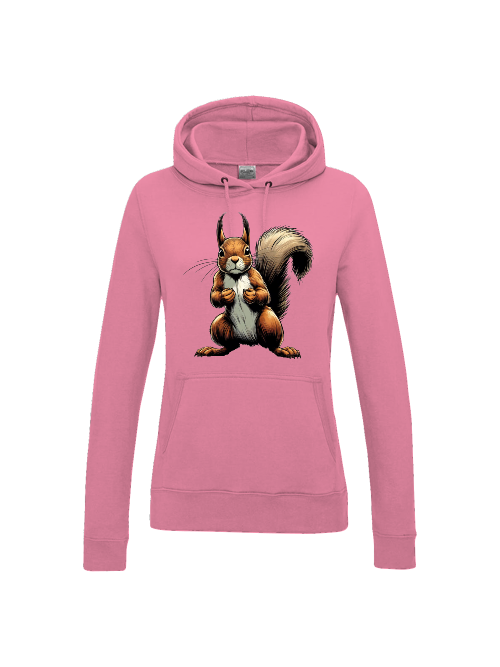 Girlie College Hoodie Partnershirt Eichhörnchen