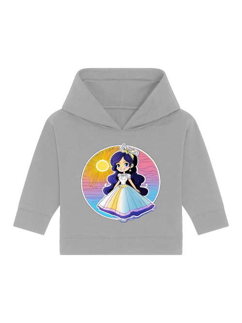 Prinzessin Sonnenuntergang mit Blauschimmer Baby Cruiser Hoodie SK