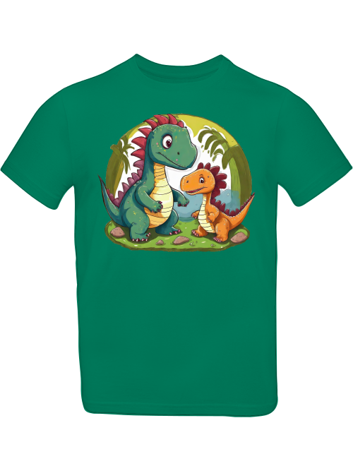 Camiseta Niños dos dinosaurios