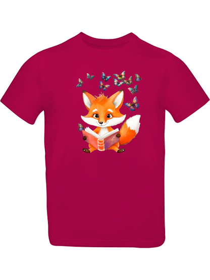Fuchs mit Schmetterling Gruppe T-Shirt Kids SK