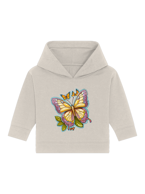 Sudadera con capucha Baby Cruiser Mariposa pintada con aura