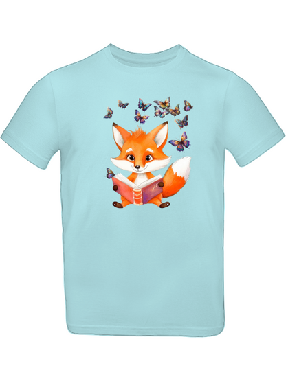 Fuchs mit Schmetterling Gruppe T-Shirt Kids SK