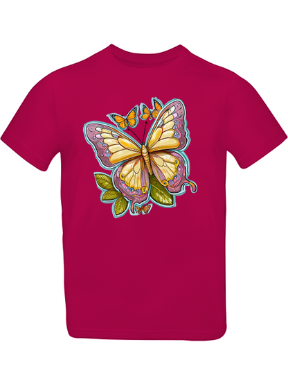 Schmetterling gemalt mit Aura T-Shirt Kids SK