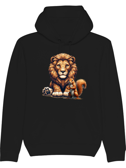 Cruiser hoodie partner shirt lion with squirrel front