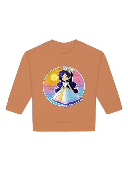 Sudadera Cambiador Princesa Sunset con Brillo Azul