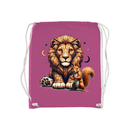 Basic gym bag Loewe with squirrels and moons