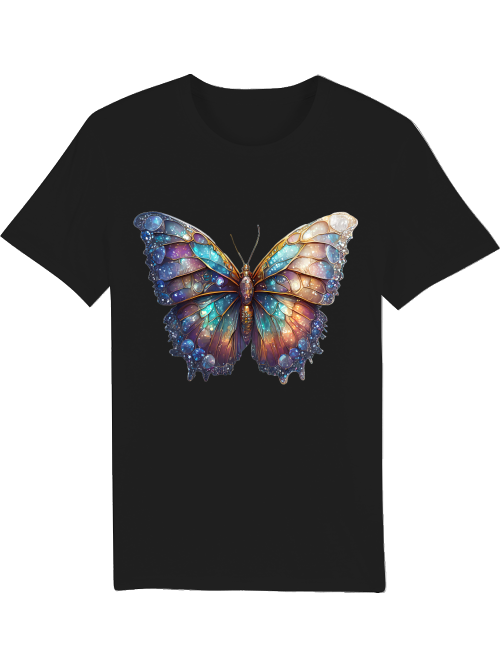 Partnershirt Galaxie Schmetterling front Creator T-Shirt