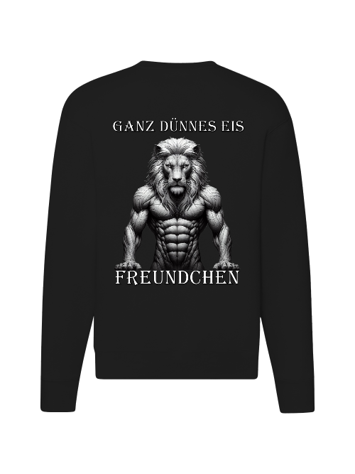 Premium Set-In-Sweat Sweatshirt Partner Shirt Lion Very Thin Ice Back