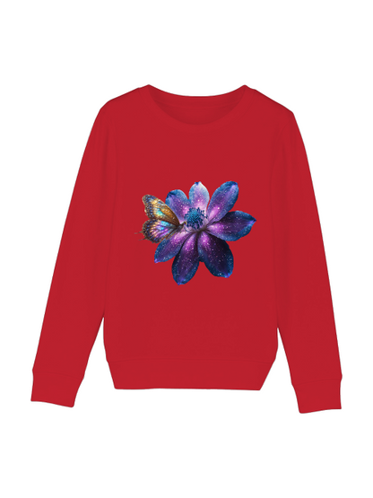 Sudadera Mini Changer Galaxy Flower con mariposa SK