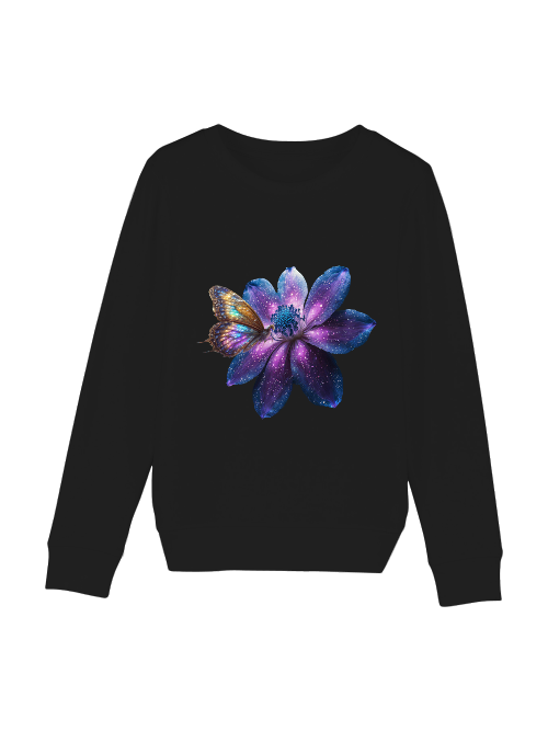 Mini Changer Sweatshirt Galaxy Flower with Butterfly