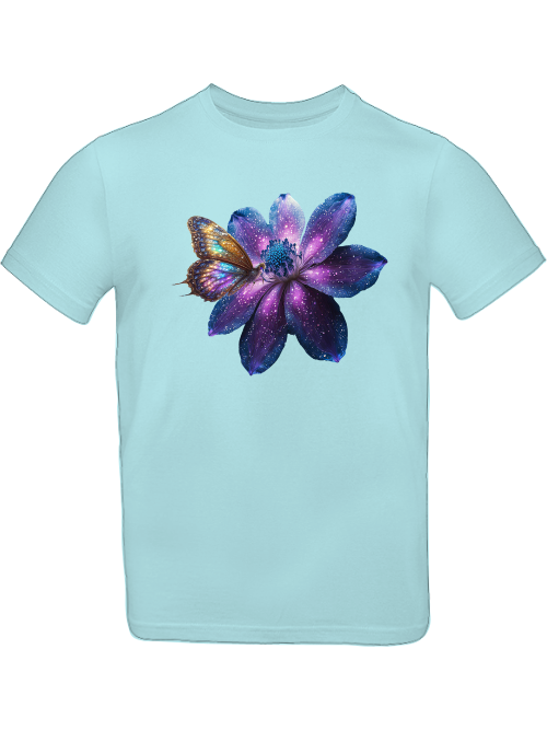 T-Shirt Kids Galaxy Flower with Butterfly