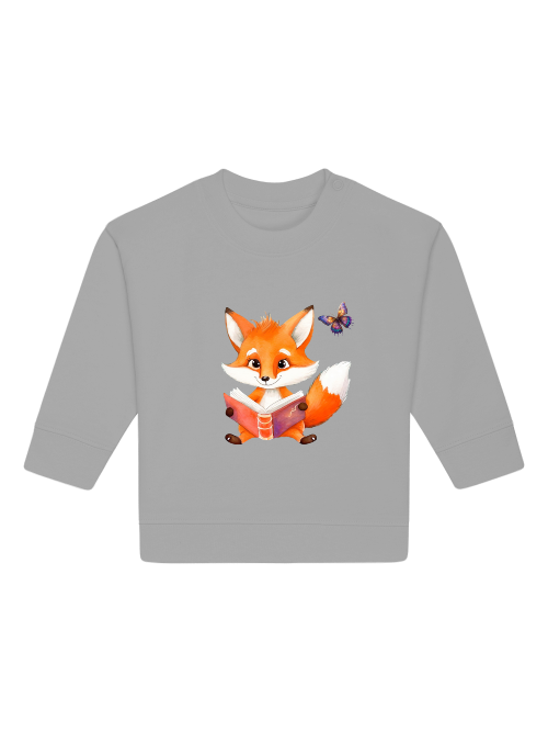 Baby Changer Sweatshirt Fox with Butterfly