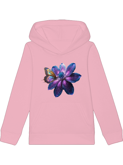 Mini cruiser hoodie galaxy flower with butterfly