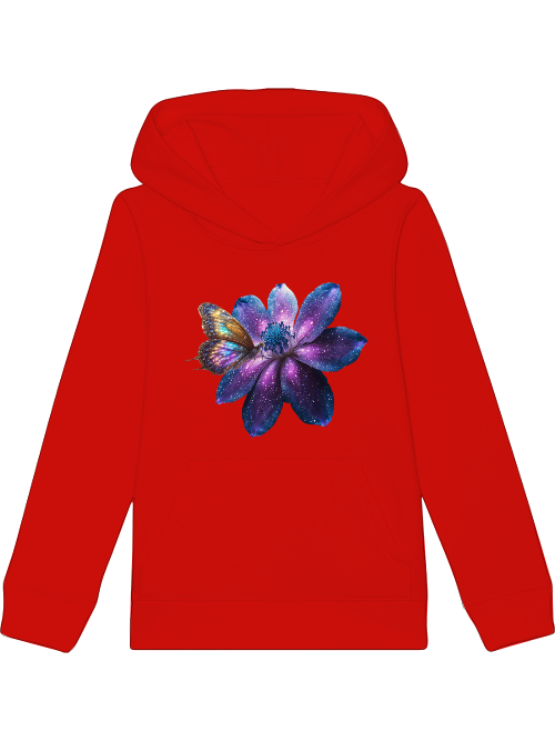 Mini cruiser hoodie galaxy flower with butterfly