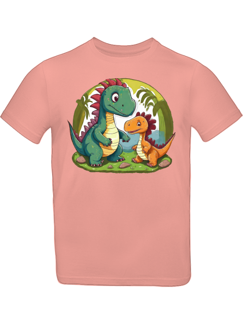 Camiseta Niños dos dinosaurios