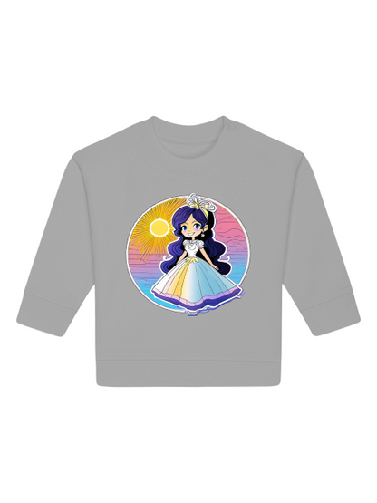 Sudadera Cambiador Princesa Sunset con Brillo Azul