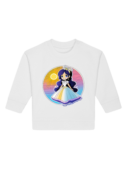 Sudadera Cambiador Princesa Sunset con Brillo Azul