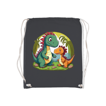Bolsa de gimnasio básica dos dinosaurios