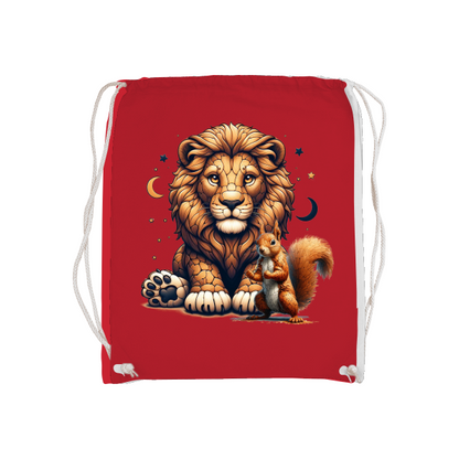 Basic gym bag Loewe with squirrels and moons