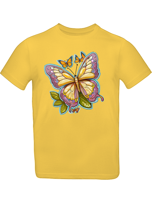 Schmetterling gemalt mit Aura T-Shirt Kids SK