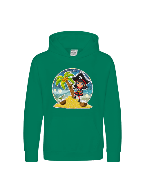 Sudadera con capucha premium para niños Pirata