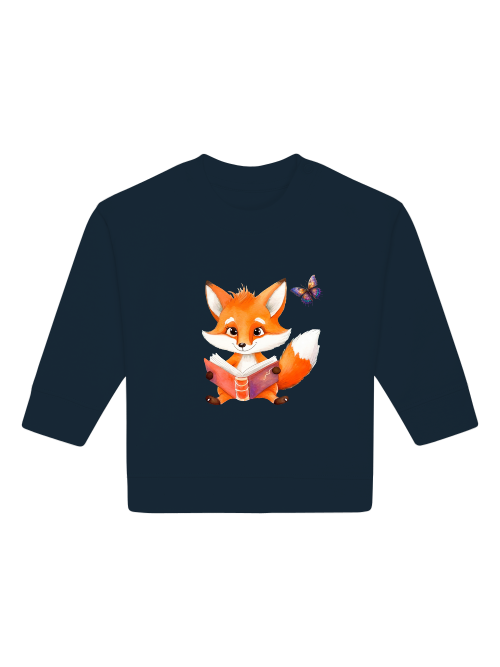 Baby Changer Sweatshirt Fox with Butterfly