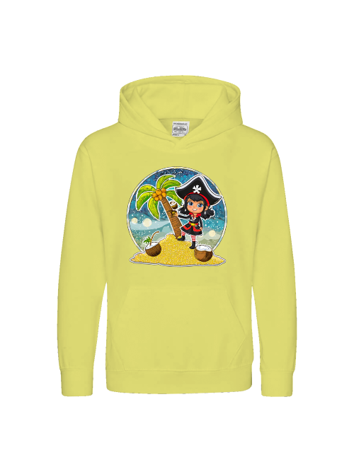 Sudadera con capucha premium para niños Pirata