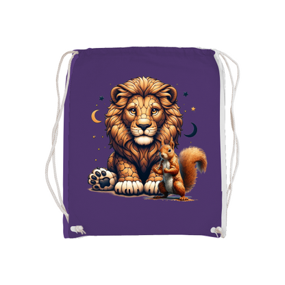 Basic gym bag Loewe with squirrels and moons