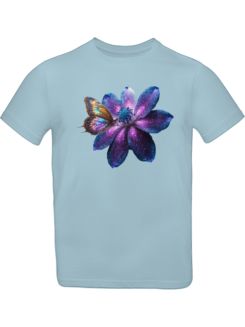 T-Shirt Kids Galaxy Flower with Butterfly