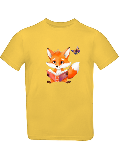 Camiseta de zorro con mariposa para niños SK