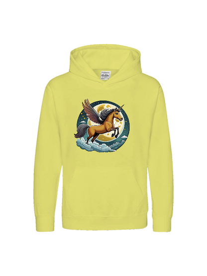 Sudadera con capucha premium para niños Unicornio