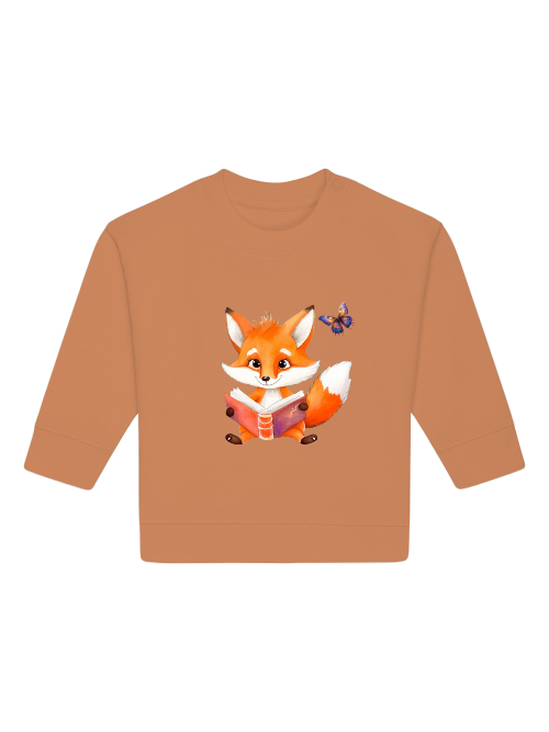 Baby Changer Sweatshirt Fox with Butterfly