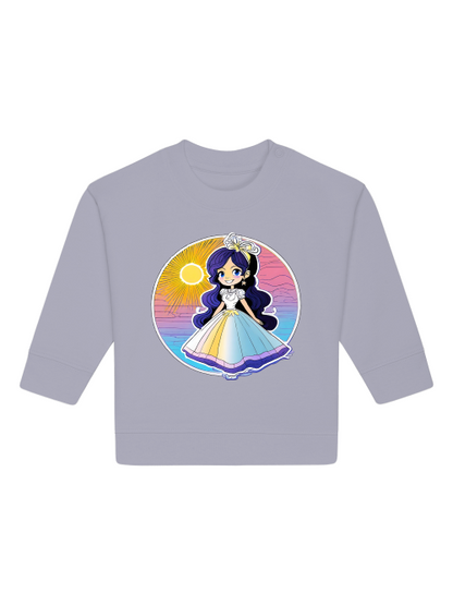 Sudadera Cambiador Princesa Sunset con Brillo Azul