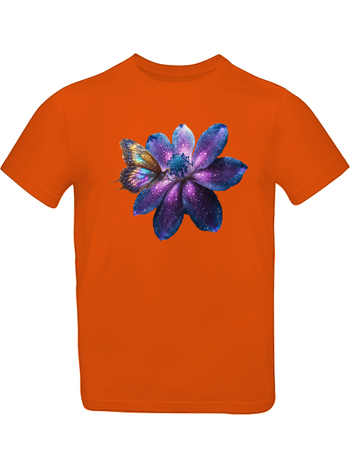 T-Shirt Kids Galaxy Flower with Butterfly