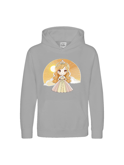 Kids Premium Hooded Sweat Princess Yellow Sunrise