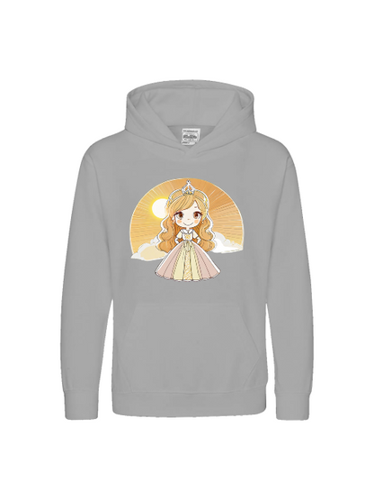 Sudadera con capucha premium para niños Princess Yellow Sunrise