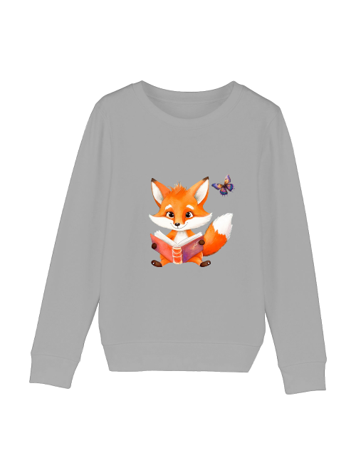 Mini Changer sweatshirt fox with butterfly