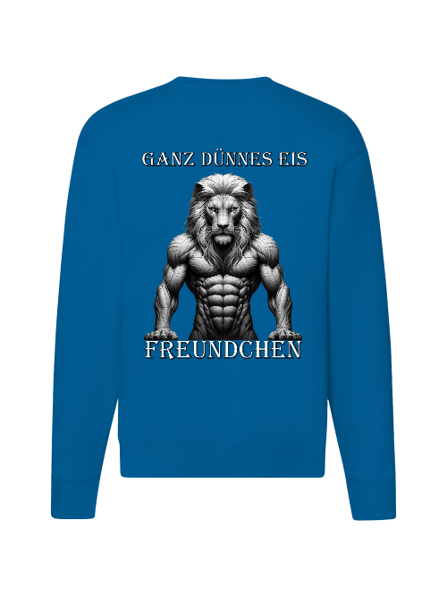 Premium Set-In-Sweat Sweatshirt Partner Shirt Lion Very Thin Ice Back