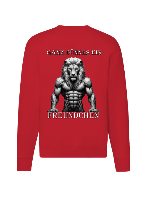 Premium Set-In-Sweat Sweatshirt Partner Shirt Lion Very Thin Ice Back