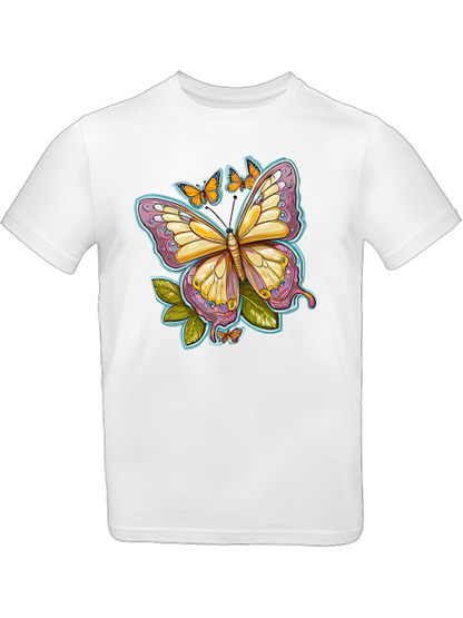 Schmetterling gemalt mit Aura T-Shirt Kids SK