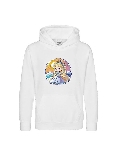 Kids Premium Hooded Sweat Princess Sunrise