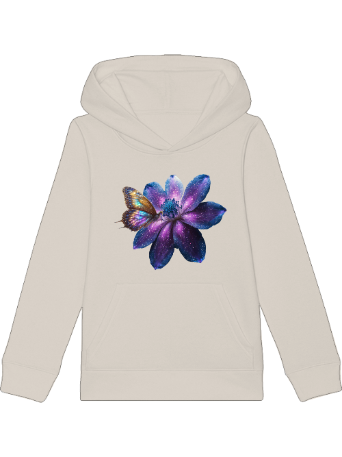 Mini cruiser hoodie galaxy flower with butterfly