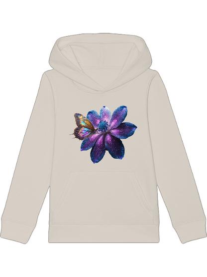 Sudadera con capucha mini cruiser galaxia flor con mariposa