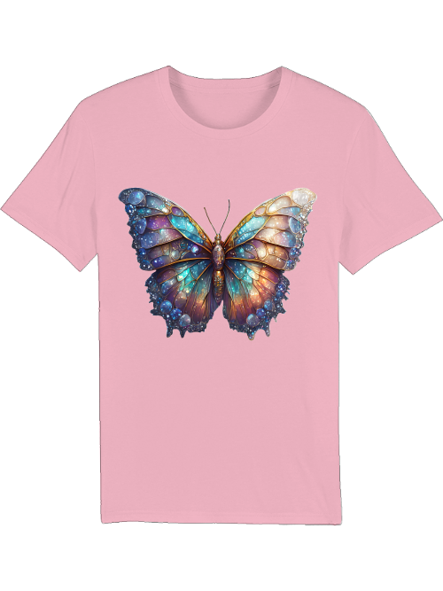 Partnershirt Galaxie Schmetterling front Creator T-Shirt