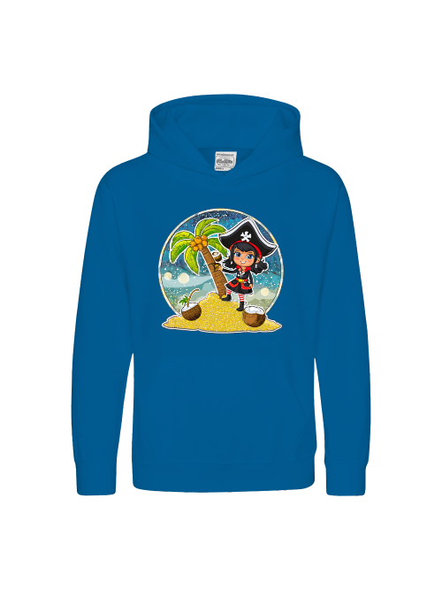 Sudadera con capucha premium para niños Pirata