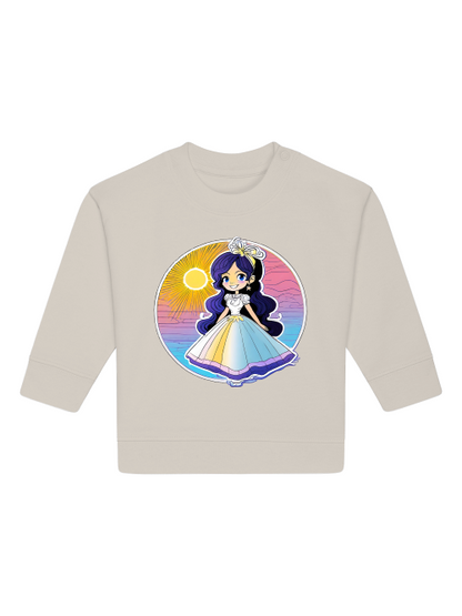 Sudadera Cambiador Princesa Sunset con Brillo Azul